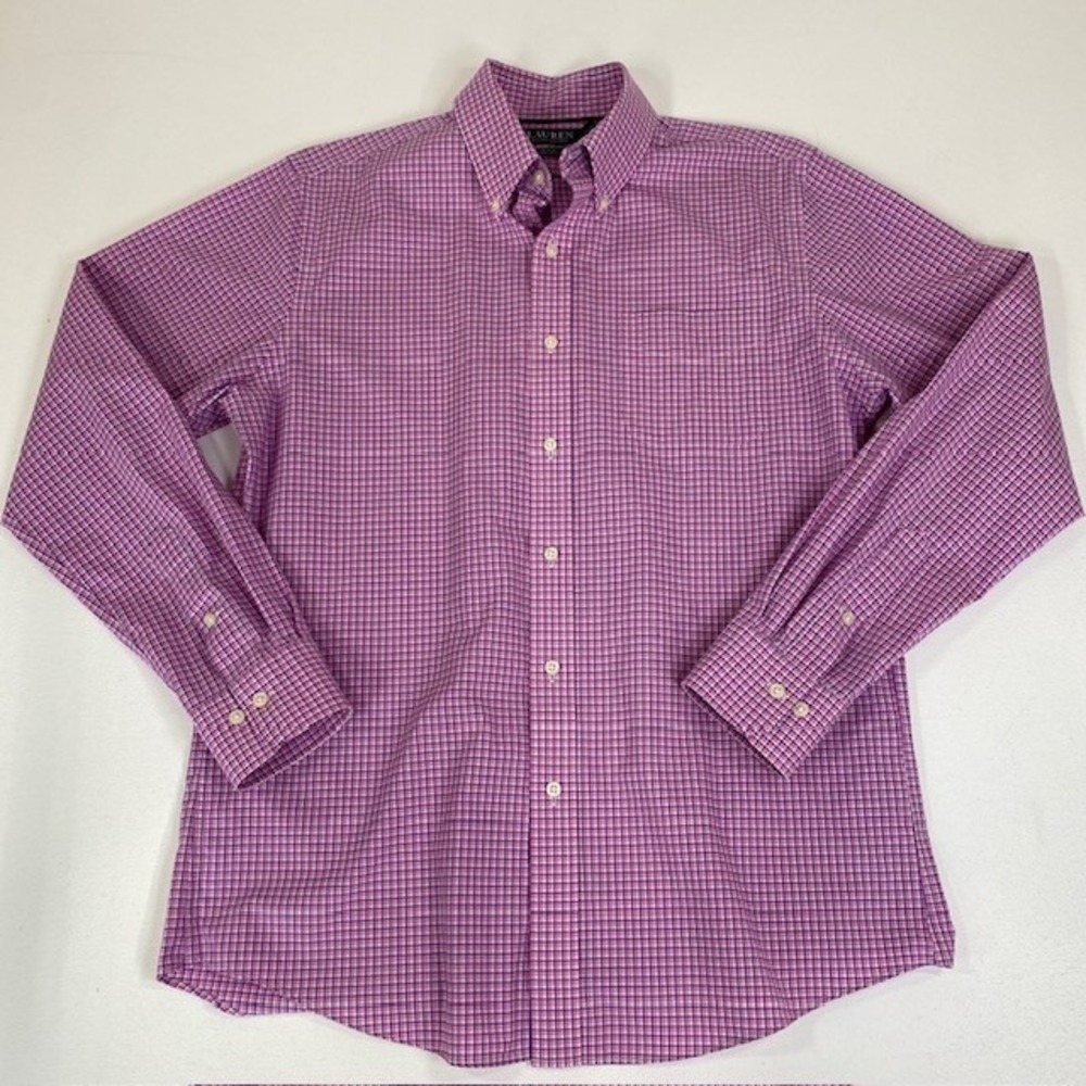 Ralph Lauren‎ Black Label Slim Fit Stretch Non Iron Button Down Shirt 16 1/2